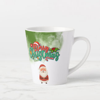 Weihnachtstasse mit Weihnachtsmann – Frohe Weihnac Milchtasse