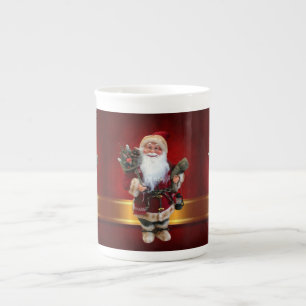 Weihnachtstasse, Santa Prozellantasse