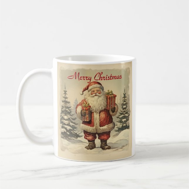 Weihnachtstasse Vintage Kaffeetasse (Links)