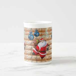 Weihnachtstasse, Weihnachtsmann Prozellantasse