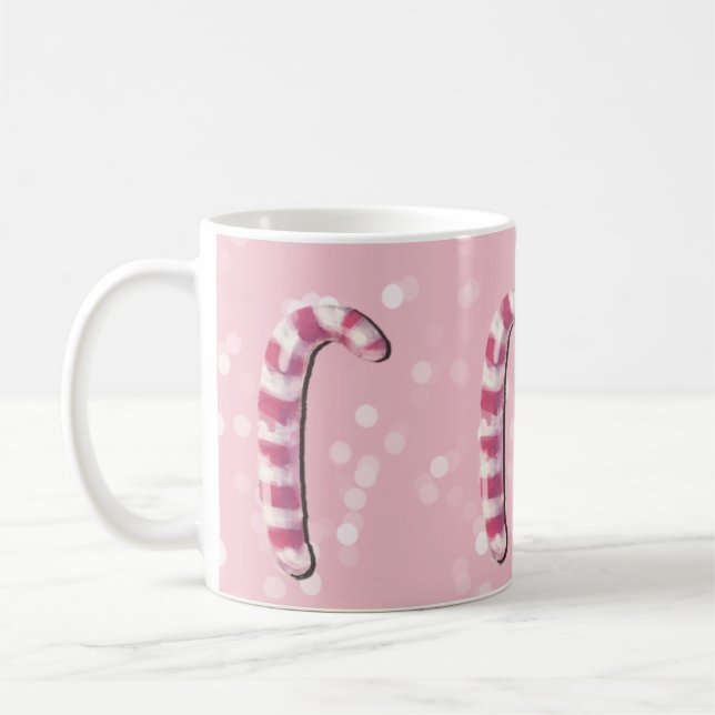 WeihnachtsTasse - Zuckerstange Kaffeetasse (Links)