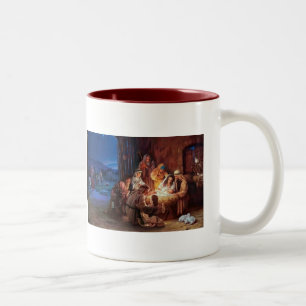 Weihnachtstasse Zweifarbige Tasse