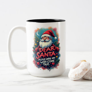 Weihnachtstasse Zweifarbige Tasse