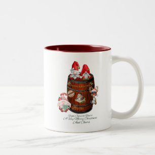 Weihnachtstasse Zweifarbige Tasse