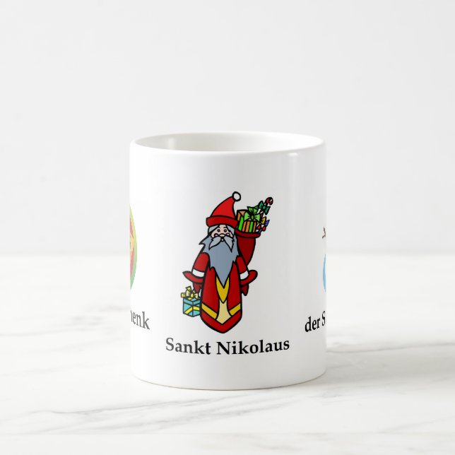 WeihnachtsTassen-Deutscher Kaffeetasse (Mittel)