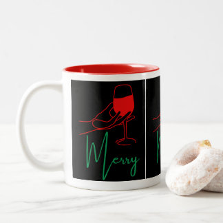Weihnachtstassen Zweifarbige Tasse