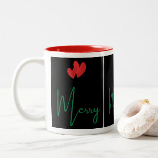 Weihnachtstassen Zweifarbige Tasse