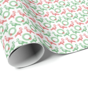 Weihnachtstauben-Wrap-Papier Geschenkpapier