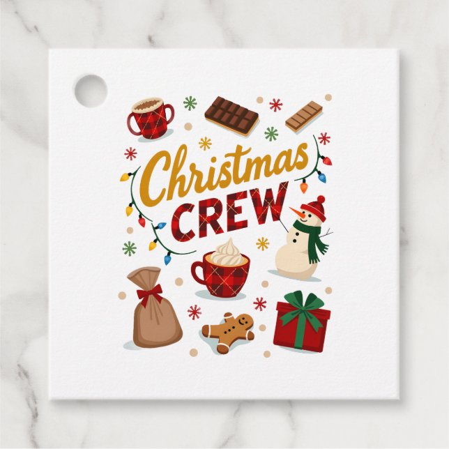 Weihnachtsteam (2) geschenkanhänger (Vorderseite)