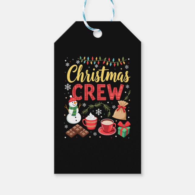 Weihnachtsteam (3) geschenkanhänger (Vorderseite)