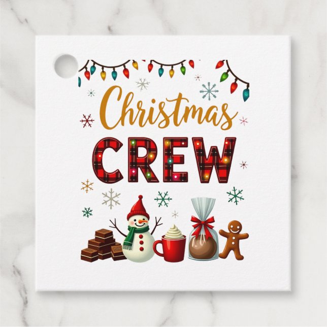 Weihnachtsteam (3) geschenkanhänger (Vorderseite)