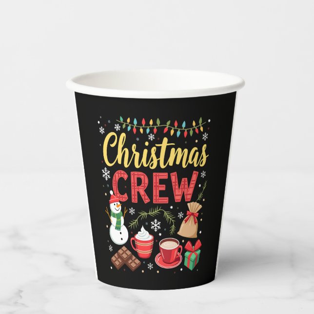 Weihnachtsteam (3) pappbecher (Vorderseite)