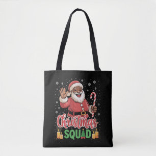 Weihnachtsteam Santa Afro Mann Stolz Schwarz Afrik Tasche
