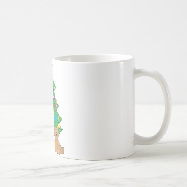 WeihnachtsTeddybär Kaffeetasse (Rechts)