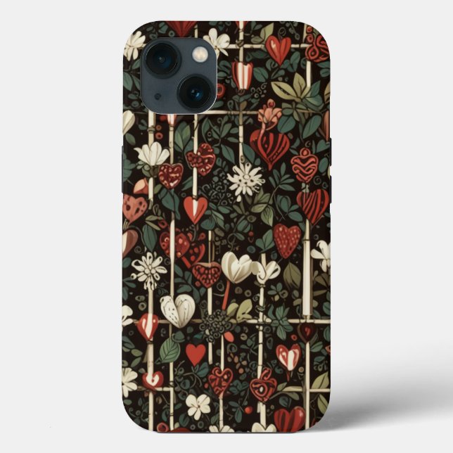 Weihnachtstelefonfälle Case-Mate iPhone Hülle (Rückseite)