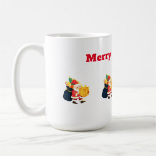Weihnachtstext Wünsche Gedruckt Klassischer Becher Kaffeetasse