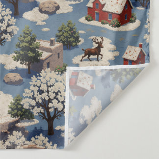Weihnachtstheftree Wandteppich