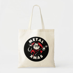 Weihnachtsthema Heavy Metal Santa Claus Gitarrist Tragetasche