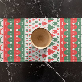 Weihnachtsthema Kurzer Tischläufer