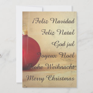 Weihnachtsthema mit Weihnachtsball