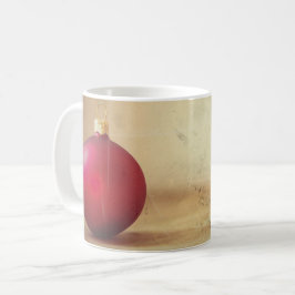 Weihnachtsthema mit Weihnachtsball Kaffeetasse
