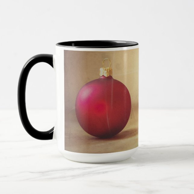 Weihnachtsthema mit Weihnachtsball Tasse (Links)