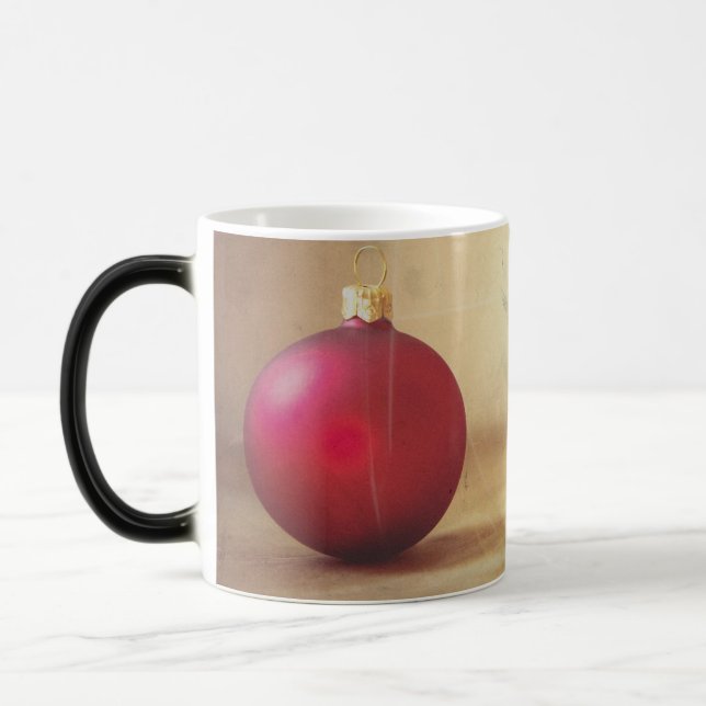 Weihnachtsthema mit Weihnachtsball Verwandlungstasse (Links)