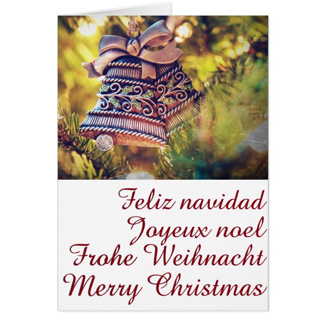 Weihnachtsthema mit zwei Glocken (Vorne)