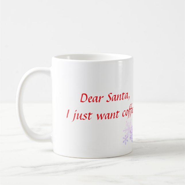 Weihnachtsthema-Tasse Kaffeetasse (Links)