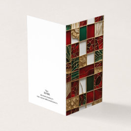 Weihnachtsthema Vitrail Mosaikglas