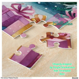 Weihnachtsthemenkissen (rund) rundes kissen