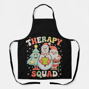 Weihnachtstherapie-Team SLP OT PT Crew Weihnachtsm Schürze