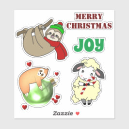 Weihnachtsticker Aufkleber