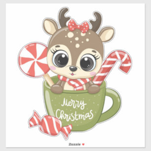 Weihnachtsticker Aufkleber