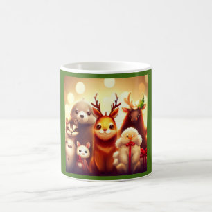 Weihnachtstiere 1 kaffeetasse