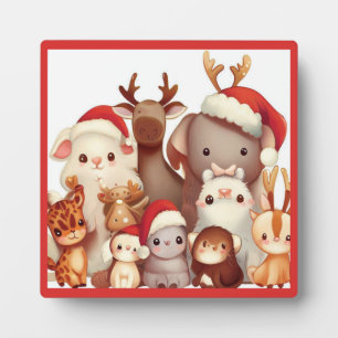 Weihnachtstiere 3 fotoplatte