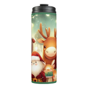 Weihnachtstiere 8 thermosbecher