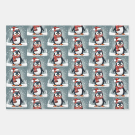 Weihnachtstiere Geschenkpapier Set