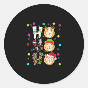 Weihnachtstiere Kostüme Funny Hamster Lover Gif Runder Aufkleber