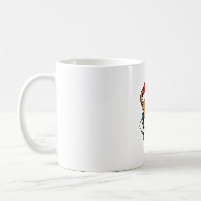 Weihnachtstiere Weihnachten Chipmunk Weihnachten Kaffeetasse (Links)