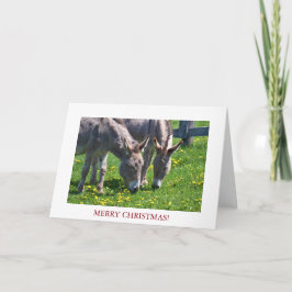 Weihnachtstiernadel Feiertagskarte
