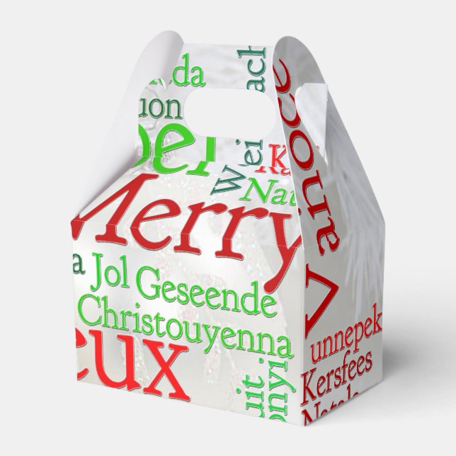 Weihnachtstipps rund um die Welt Geschenkschachtel (Vorderseite)