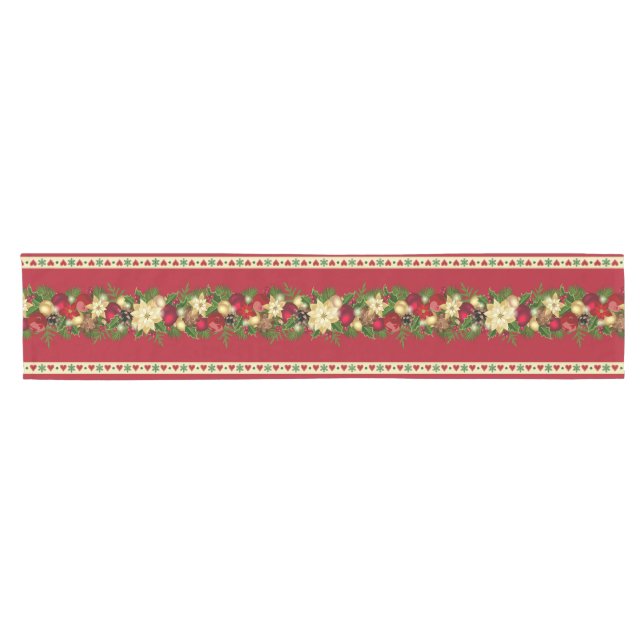 Weihnachtstischläufer 72" x 14" kurzer tischläufer (Horizontal)