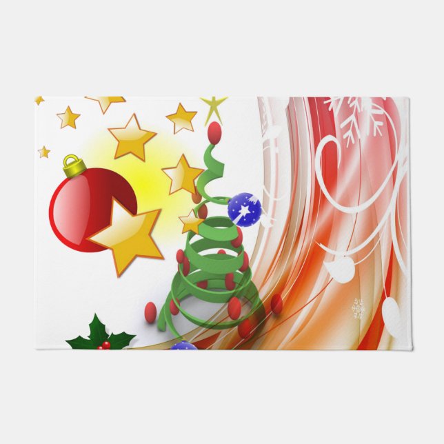 Weihnachtstor Matt Fußmatte (Vorderseite)