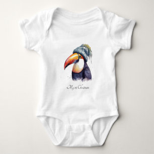 WeihnachtsToucan Baby Strampler