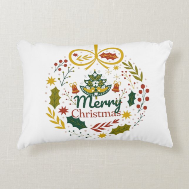 Weihnachtstraditionen Weihnachtsdekorationen Dekokissen (Vorderseite)