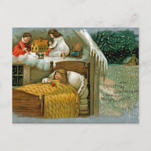 Weihnachtstrände Feiertagspostkarte