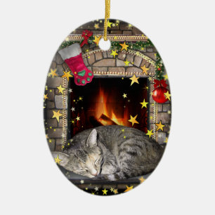 Weihnachtstrände Keramik Ornament