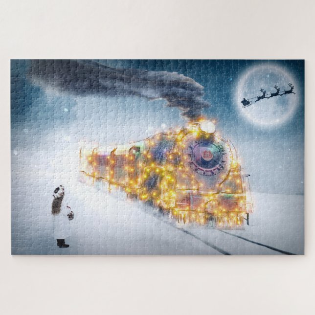 Weihnachtstraßenpuzzle (Horizontal)