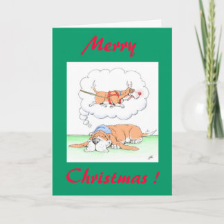 Weihnachtsträume Feiertagskarte